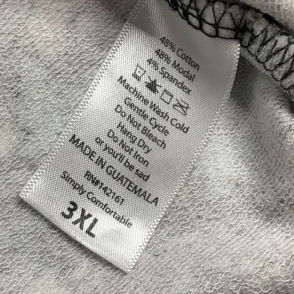 Lularoe Short Sleeve Lightweight Terry Sweatshirt Tee Size 3XL FITS LIKE A LARGE - Picture 6 of 9